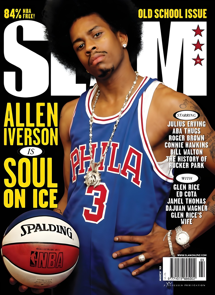 SLAM Old School Issue — Allen Iverson Tribute Cover