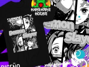 Demon Slayer Black and White