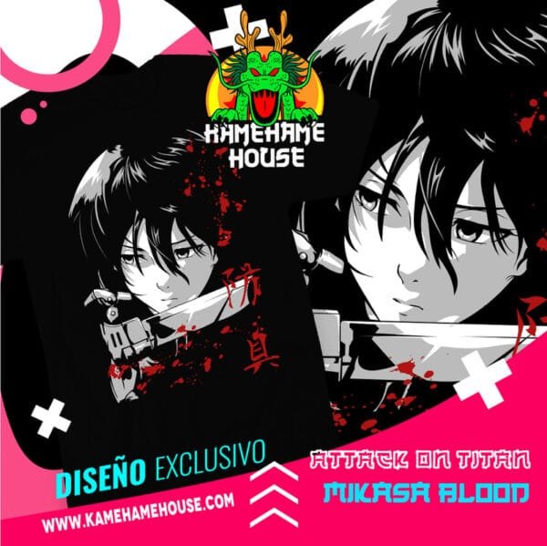 Attack on Titan Mikasa Blood