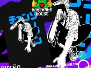 Chain Saw Man Action Blue