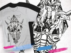 Scorpion Blanco y Negro