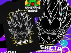 Dragon Ball Vegeta Lines