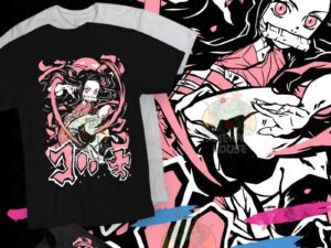 Deamon Slayer Nezuko Atack Rose