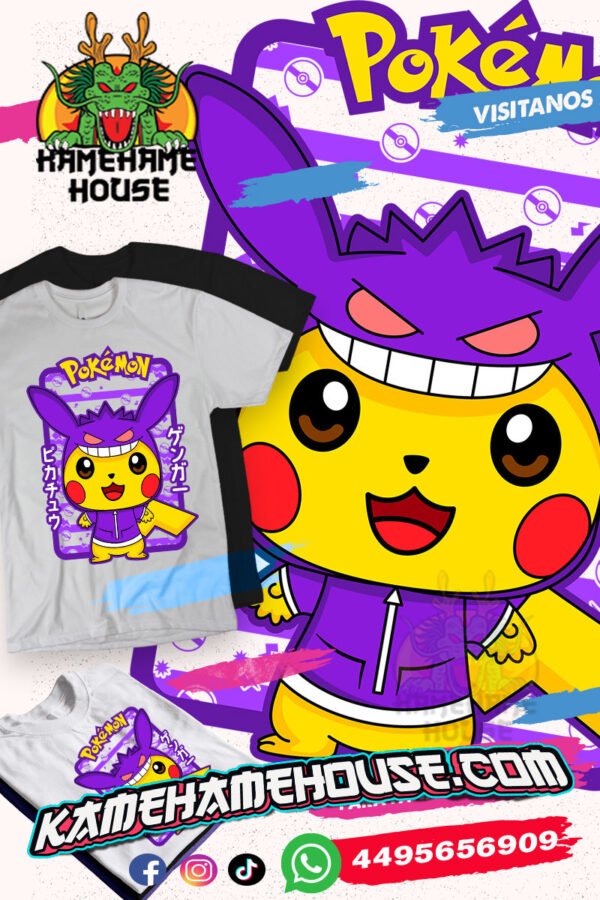 Pikachu Gengar