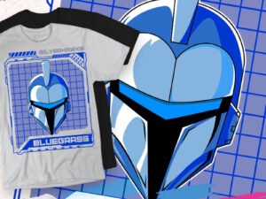 Silver Hawks Blue Glass