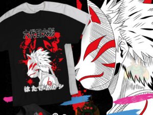 Naruto Kakashi mask red