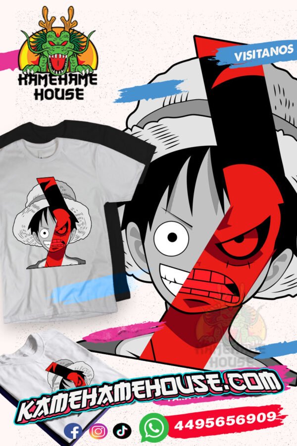 One Piece Face Red