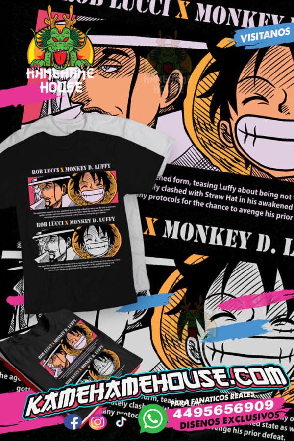 One Piece Lucy vs Luffy