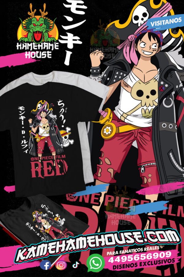 One Piece Luffy Film Red