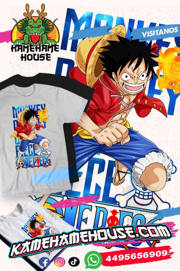 One Piece Luffy Monkey Fire