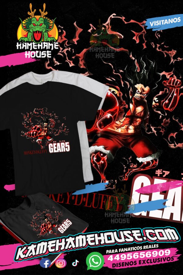 One Piece Luffy Energy Red