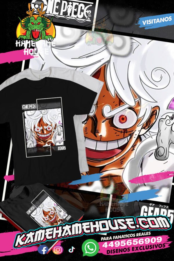 One Piece Luffy Gear 5 Face
