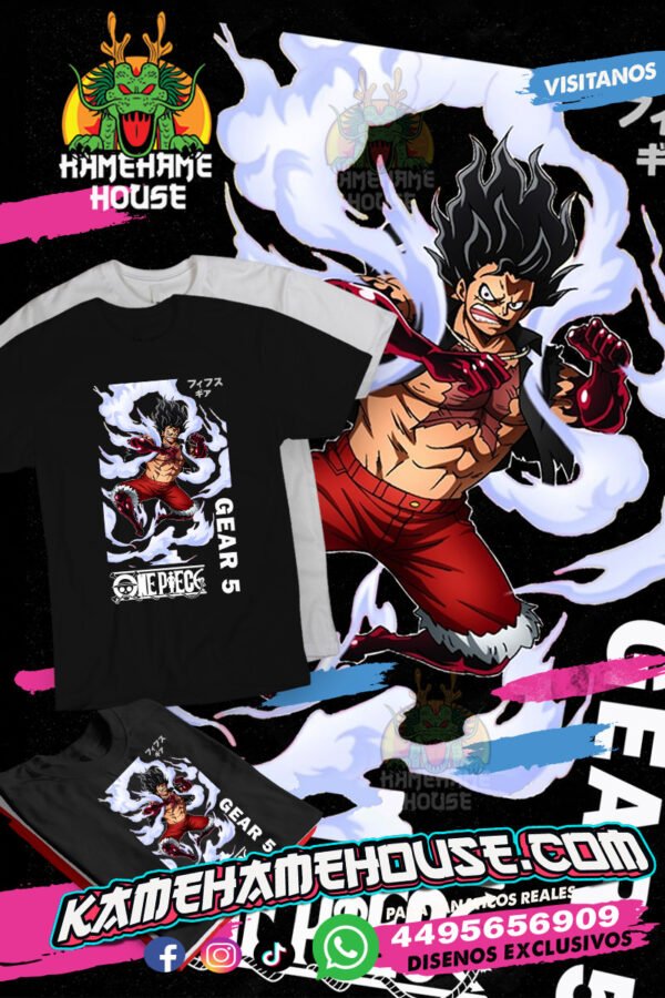 One Piece Luffy Gear 5 Monkey