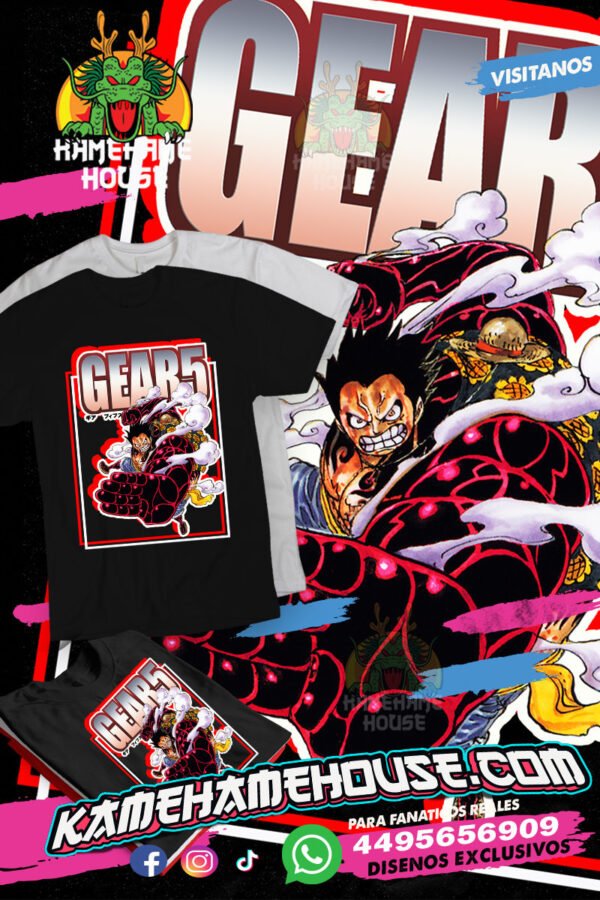 One Piece Luffy Gera 5 Square