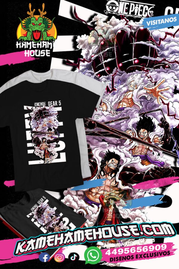 One Piece Luffy Gear 5 Tornado
