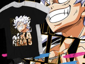 One Piece Luffy Lettering