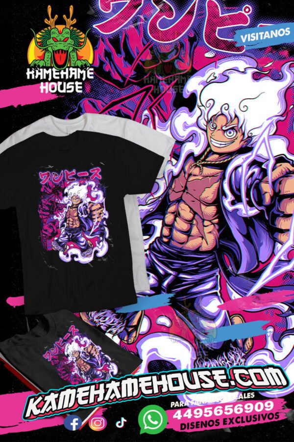 One Piece Luffy Purple