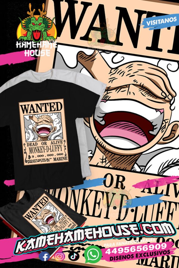 One Piece Luffy Wanted