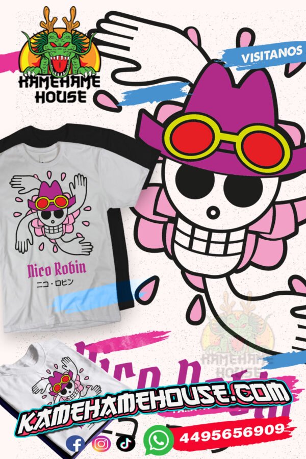 One Piece Logo Niko Robin