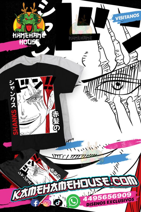 One Piece Shanks White