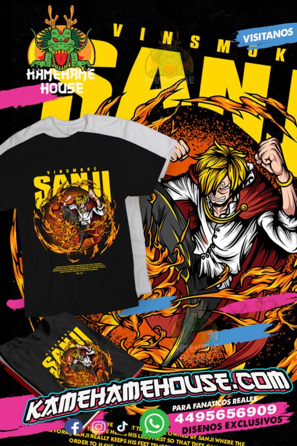 One Piece Sanji Fire