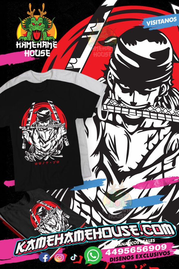 One Piece Zoro Sun Logo