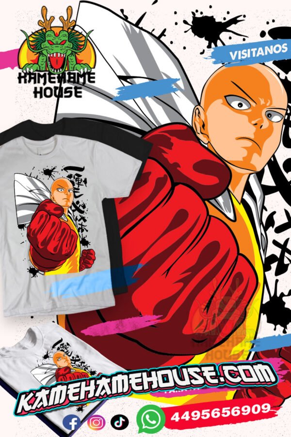 One Punch Man Saitama Full Color