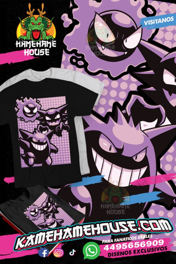 Pokemon Video Gengar Purple