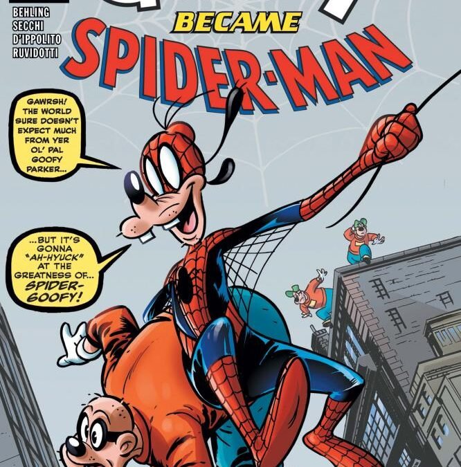 Diseño What If…? Goofy Became Spider-man