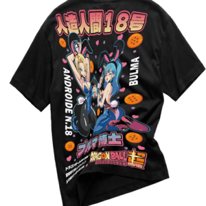 Playera Androide 18 Waifu Anime