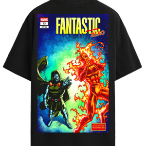 Playera Doctor Doom Marvel vs Antorcha Humana Villains Win