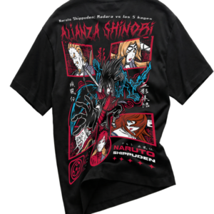 Playera Madara Uchiha vs 5 Kages Dominio Absoluto