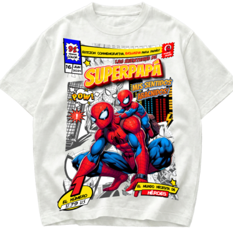 Playera Spiderman Día del Padre Edición Especial