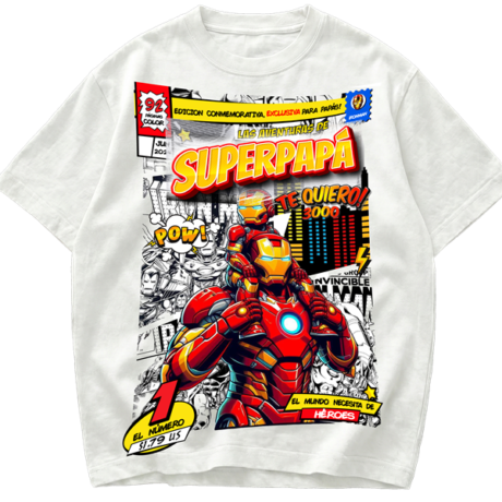 Playera Iron Man Día del Padre Te quiero 3000
