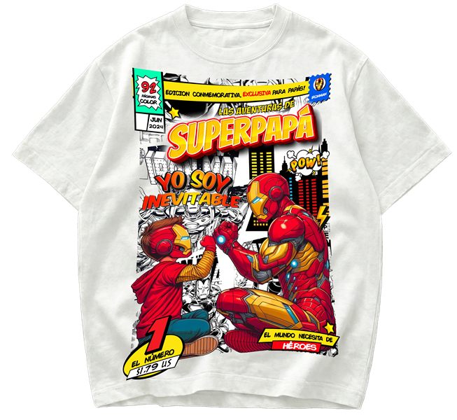 Playera Iron Man Día del Padre Edición Especial