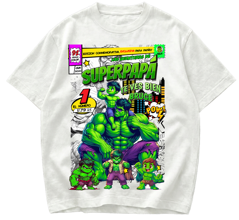 Playera Hulk Día del Padre Edición Especial