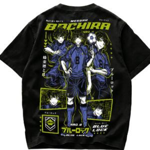 Playera Meguru Bachira Blue Lock Streetwear Anime