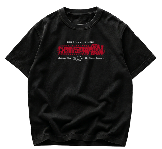 Playera Chainsaw Man Reze Arc Movie Streetwear - Imagen 2
