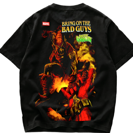 Playera Green Goblin Marvel Bring On The Bad Guys Retro