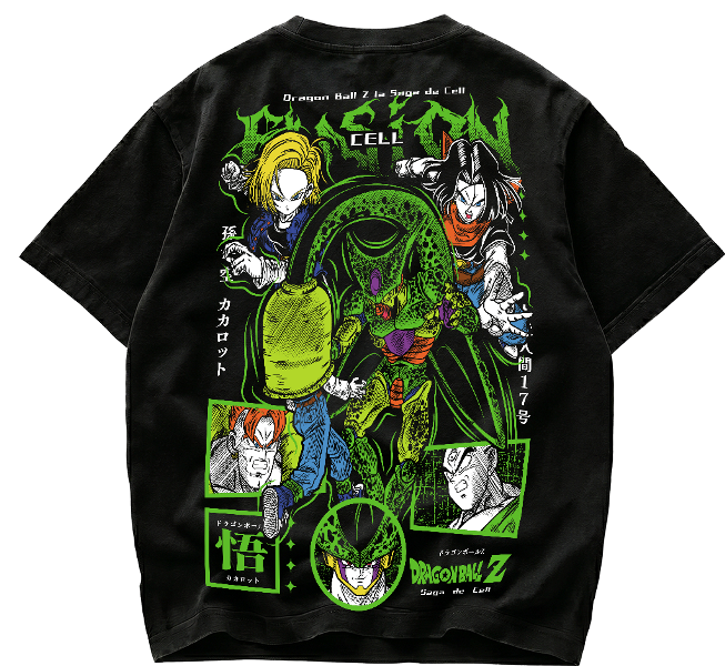 Playera Cell Saga Dragon Ball Z Streetwear Anime
