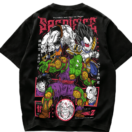 Playera Piccolo Sacrifice Dragon Ball Z Saiyan Saga Streetwear