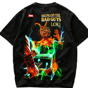 Playera Marvel Loki "Bring on the Bad Guys" Vintage Style