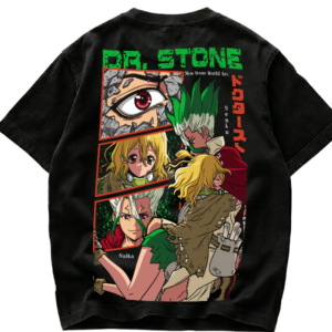 Playera Dr. Stone Senku New Stone World Anime Streetwear