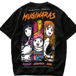 Playera One Piece Mugiwaras Elbaph Arc (Robin, Chopper y Nami)