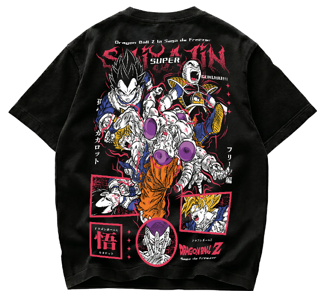 Playera Frieza Saga Dragon Ball Z Namek Streetwear Anime