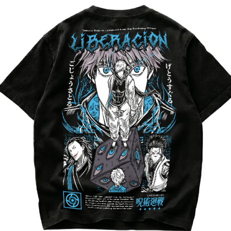 Playera Satoru Gojo Liberación Jujutsu Kaisen Streetwear