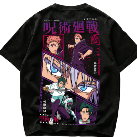 Playera Yuji Itadori vs Yuta Okkotsu Jujutsu Kaisen Streetwear