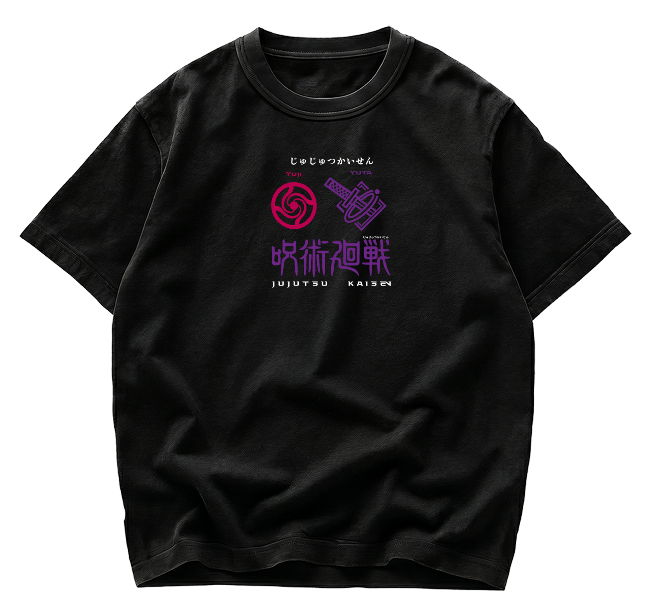 Playera Yuji Itadori vs Yuta Okkotsu Jujutsu Kaisen Streetwear - Imagen 2
