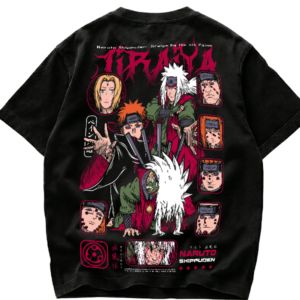 Playera Jiraiya vs Pain Naruto Shippuden Streetwear Anime