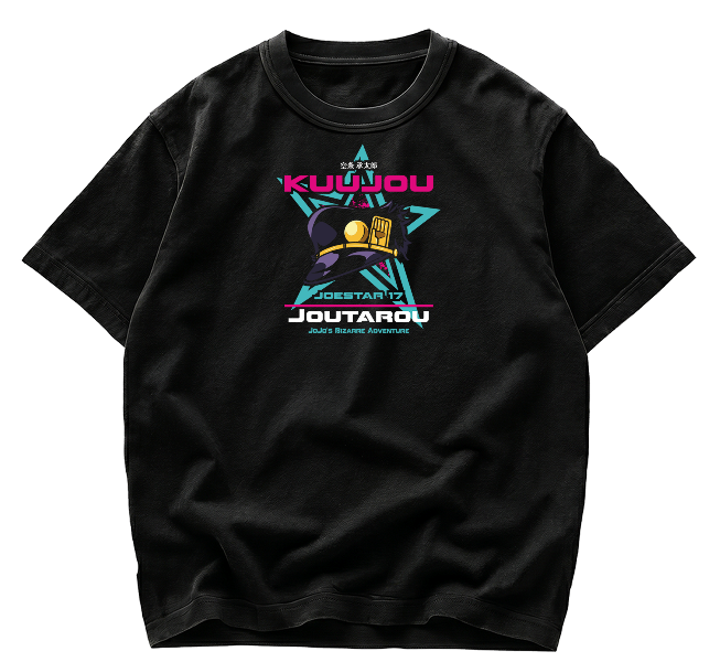 Playera Jotaro Kujo JoJo's Bizarre Adventure Stardust Crusaders Streetwear - Imagen 2